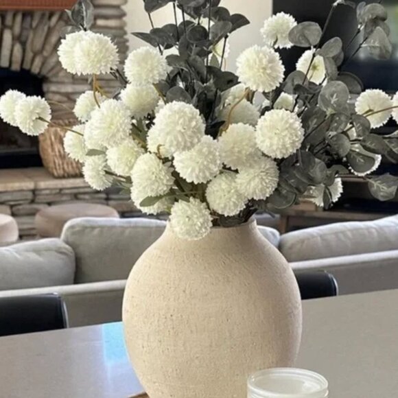 Threshold Large Ceramic Rustic Artisan Vase - Picture 2 of 6